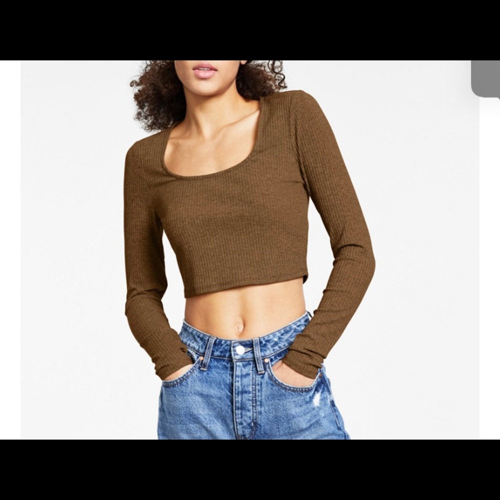 Ribbed crop top